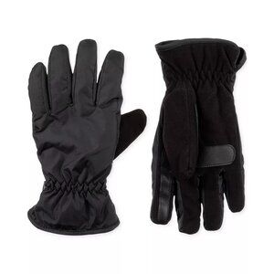 NWT Isotoner Signature Men's Insulated Water-Repellent Active Gloves Sz XL Black
